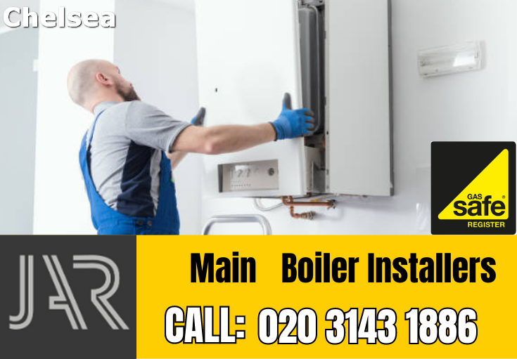 Main boiler installation Chelsea
